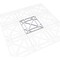 Ekena Millwork Extra Small Buxton Decorative Fretwork Wall Panels in Architectural PVC, 7 3/8"W x 7 3/8"H x 3/8"T WALP08X08BUX - alternate 6